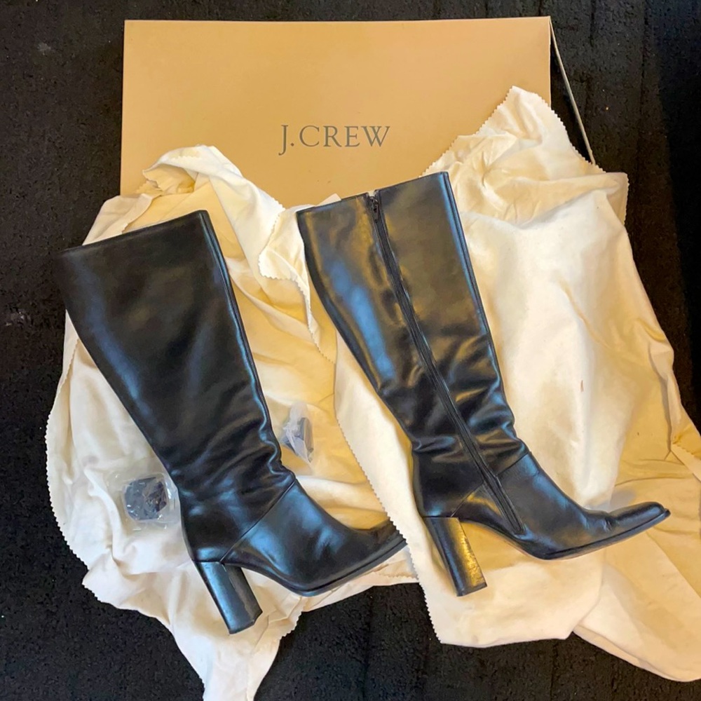 J.Crew Tall Leather boot